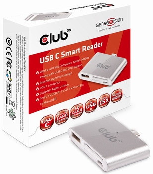 Club 3D USB C Smart Reader